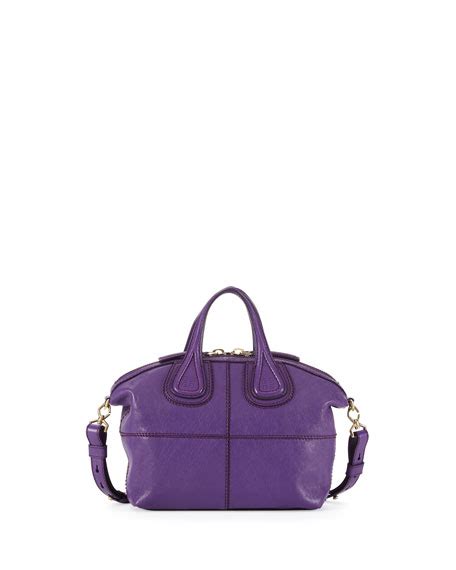 givenchy nightingale micro leather satchel bag purple|givenchy micro bags.